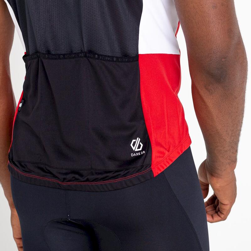 Maillot PROTRACTION Homme (Rouge vif / Noir)