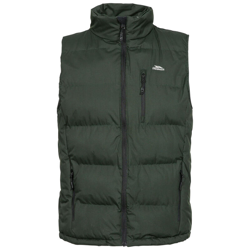 Clasp Gilet Imbottito Uomo Verde Oliva