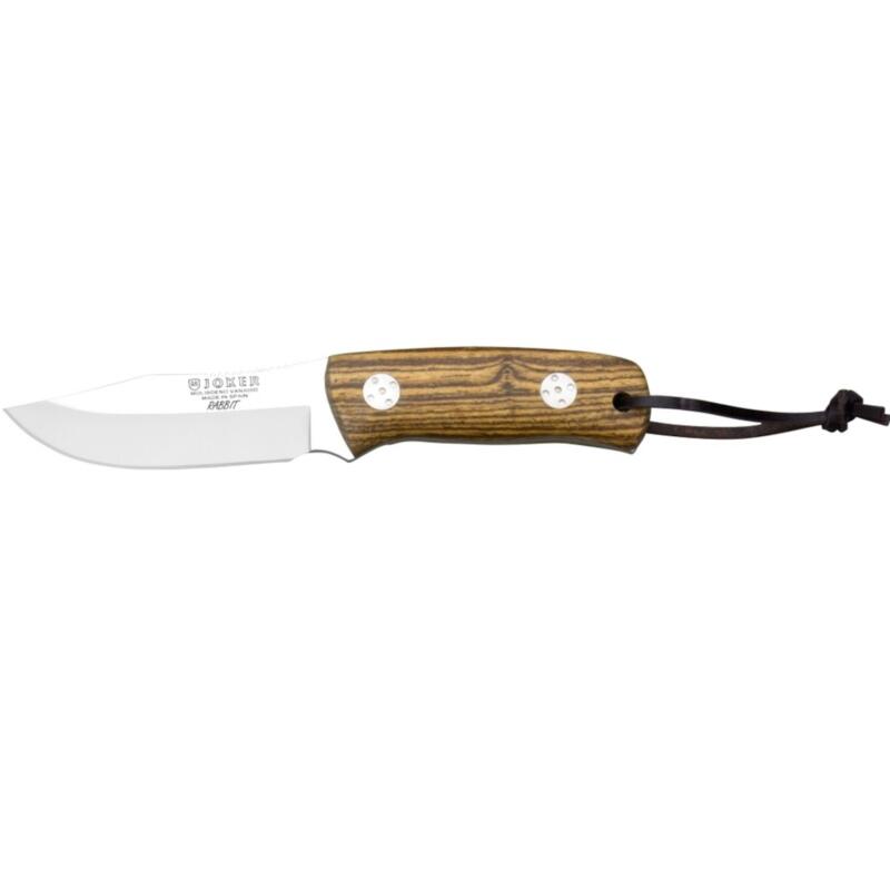 Couteau de survie CB76 extérieur à lame fixe - manche en bois de bocote