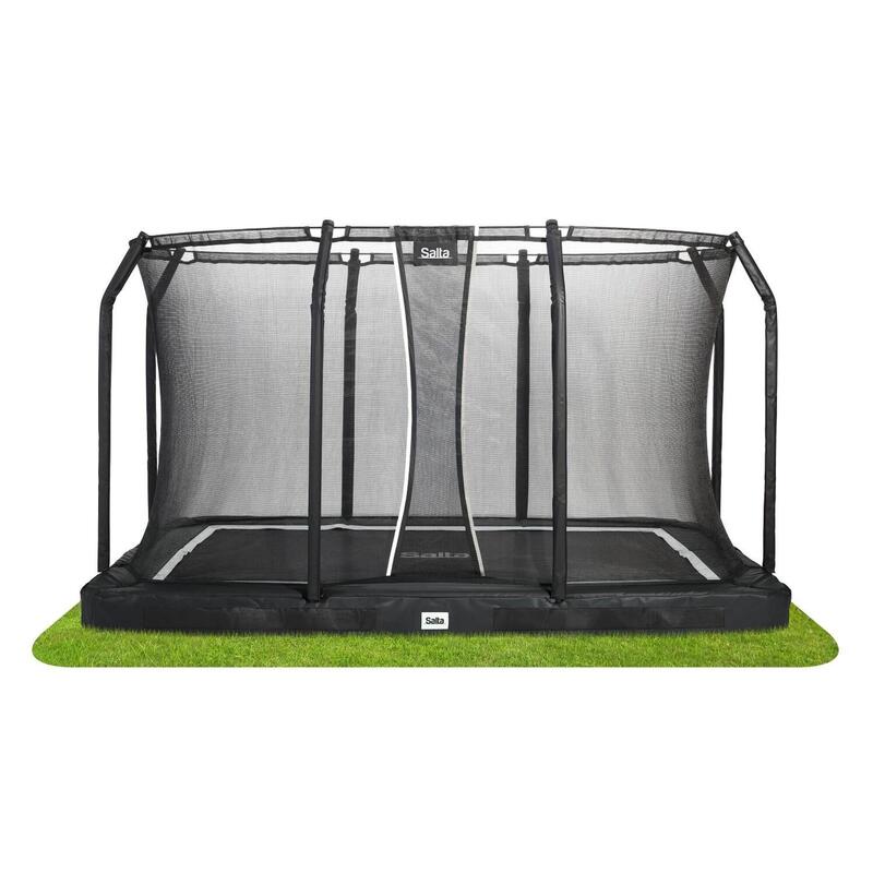 Trampoline - Premium Ground - 366 x 244 cm - Rechteckig Schwarz