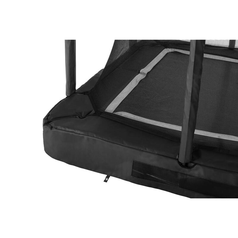 Trampoline - Premium Ground - 305 x 214 cm - Rechteckig Schwarz