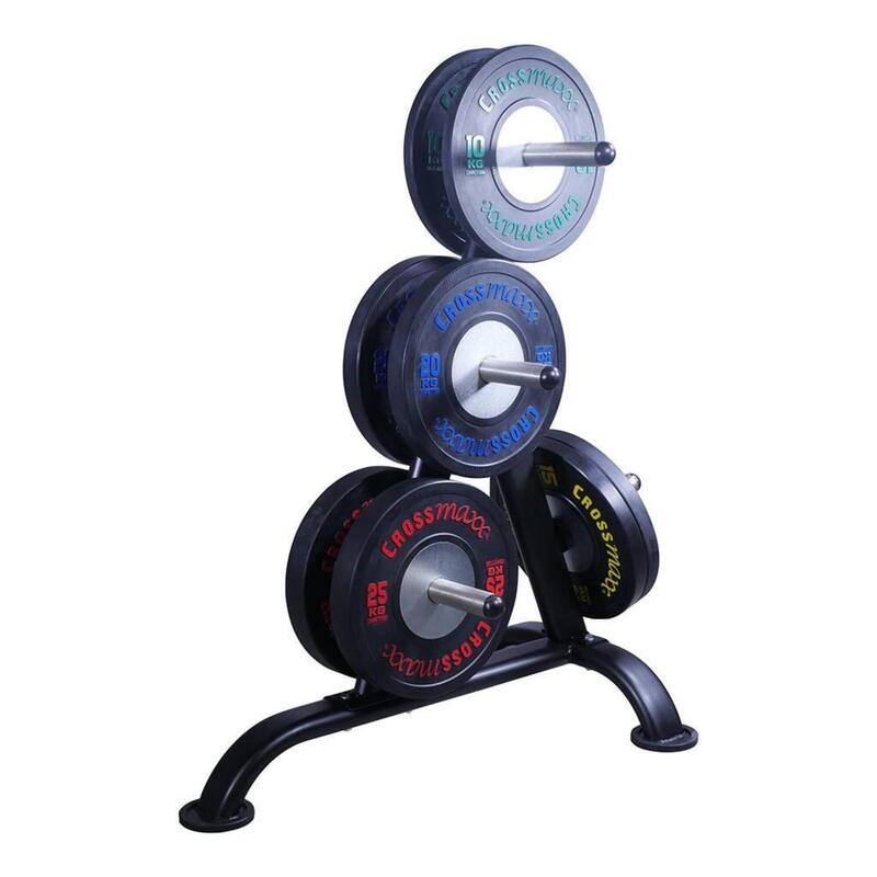 Crossmaxx Competition Bumper Plate - Halterschijf - Zwart -  50 mm - 20 kg