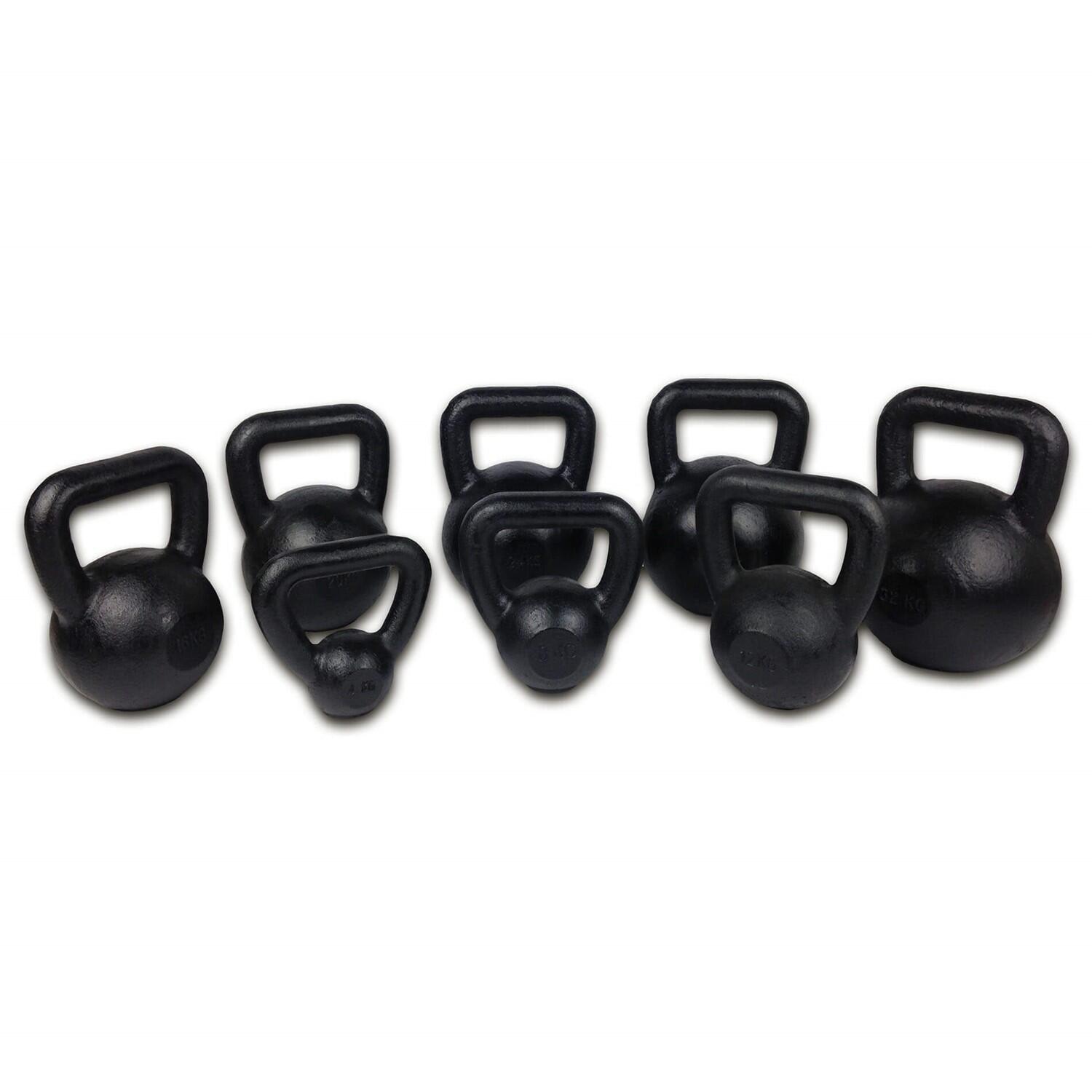 Tunturi Kettlebell in ghisa con base in gomma 32 kg