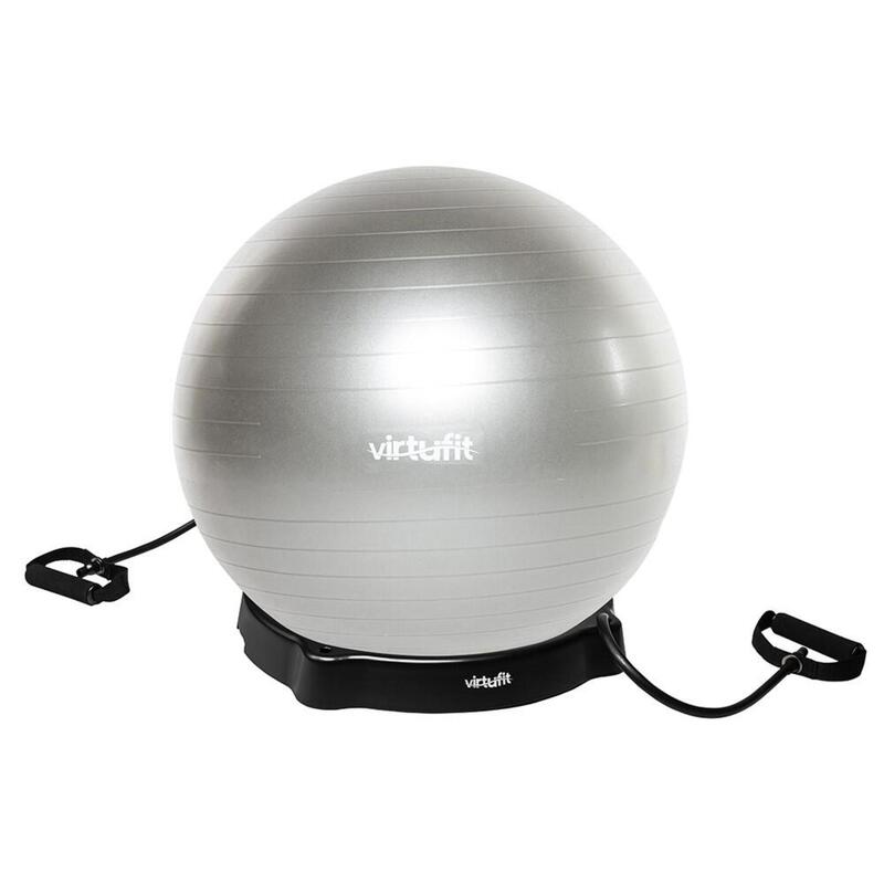 Pèse-balle Gymbal pour ballon de fitness avec câbles de résistance - Noir