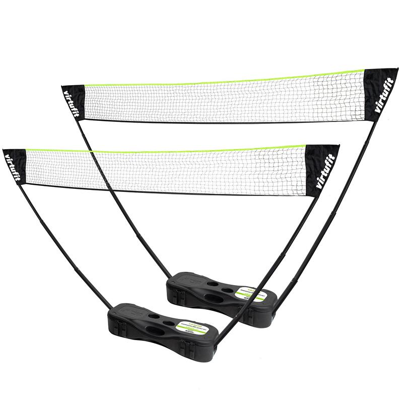 2-in-1 Portable Badminton- en Tennis Set - Inclusief koffer en rackets