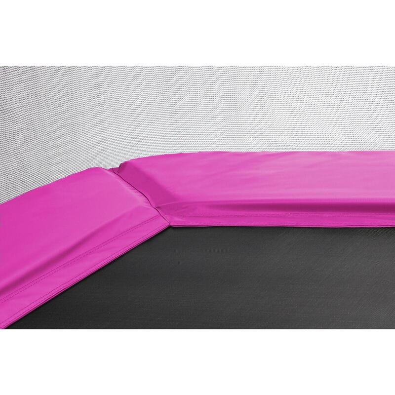 Trampolin - Combo - 305 x 214 cm - Rechteckig Rosa