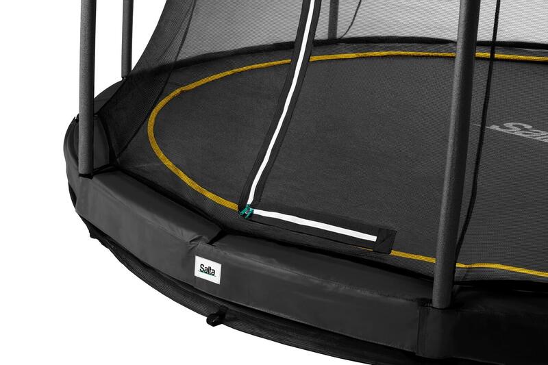 Trampoline - Sol Comfort Edition - 213 cm - Rond Noir