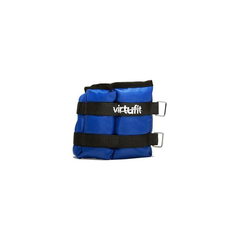 Verstelbare Enkelgewichten / Polsgewichten 2 x 2 kg - Nylon - Blauw