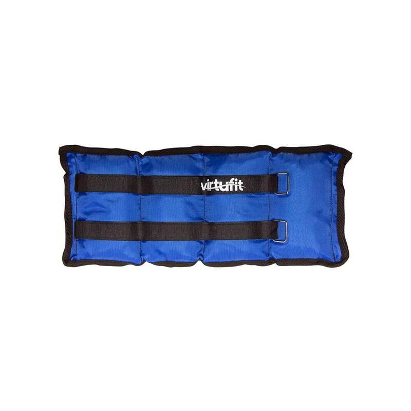 Pesi per caviglie/polsi regolabili 2 x 2 kg - Nylon - Blu