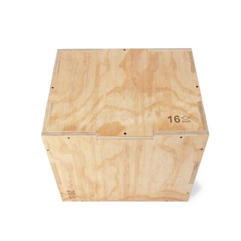Plyo Box - Houten Plyo Box 3-in-1 - Klein - 40 x 45 x 50 cm
