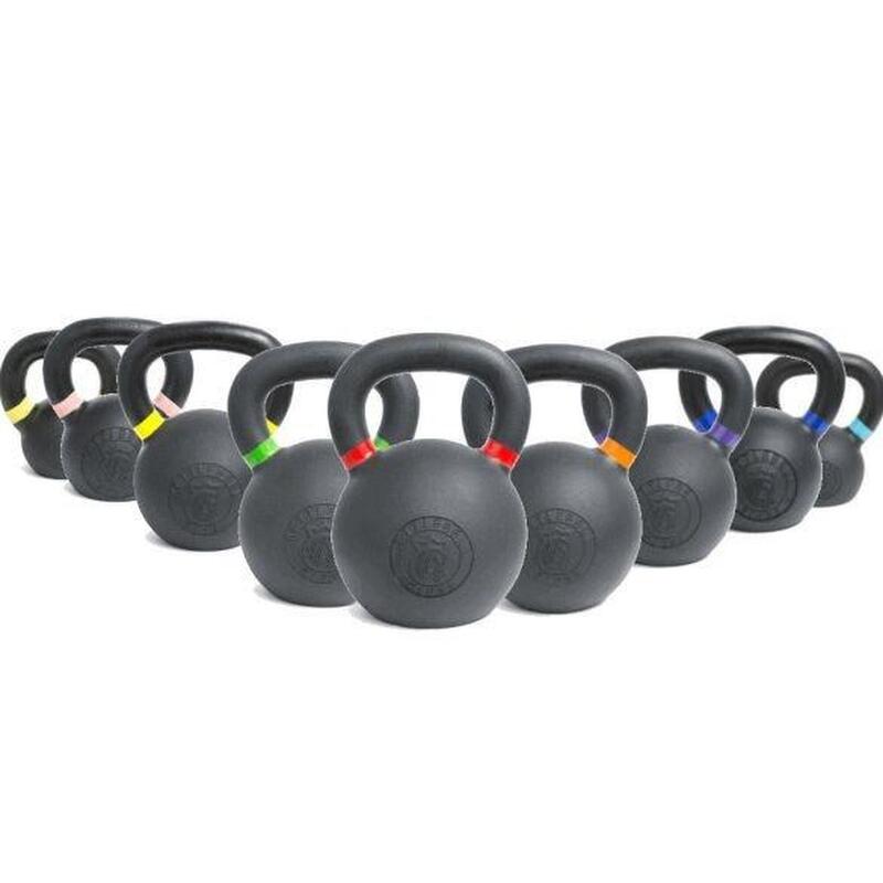 Crossmaxx Kettlebell - Fonte avec revêtement en poudre - 16 kg