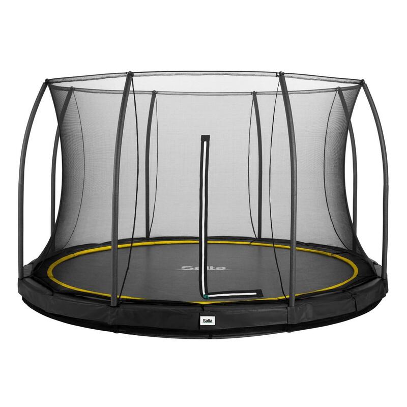 Trampolin - Comfort Edition Ground - 366 cm - Rund Schwarz