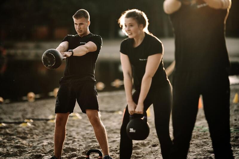 Kettlebell ocelový 32kg TUNTURI Competition