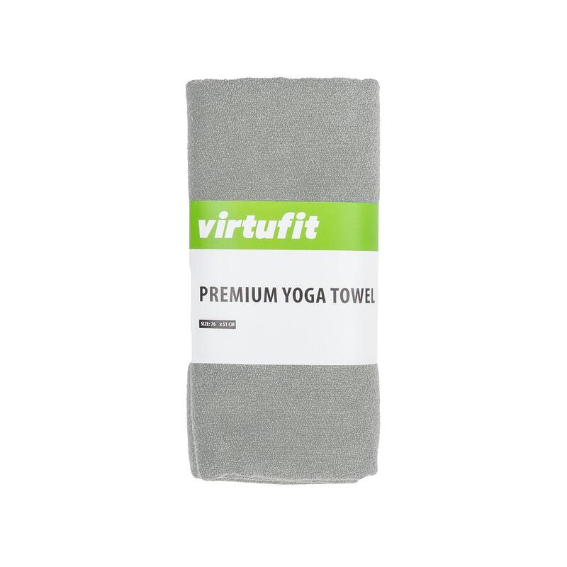 Premium Yoga Handdoek - Microvezel - 76 x 51 cm - Natural Grey