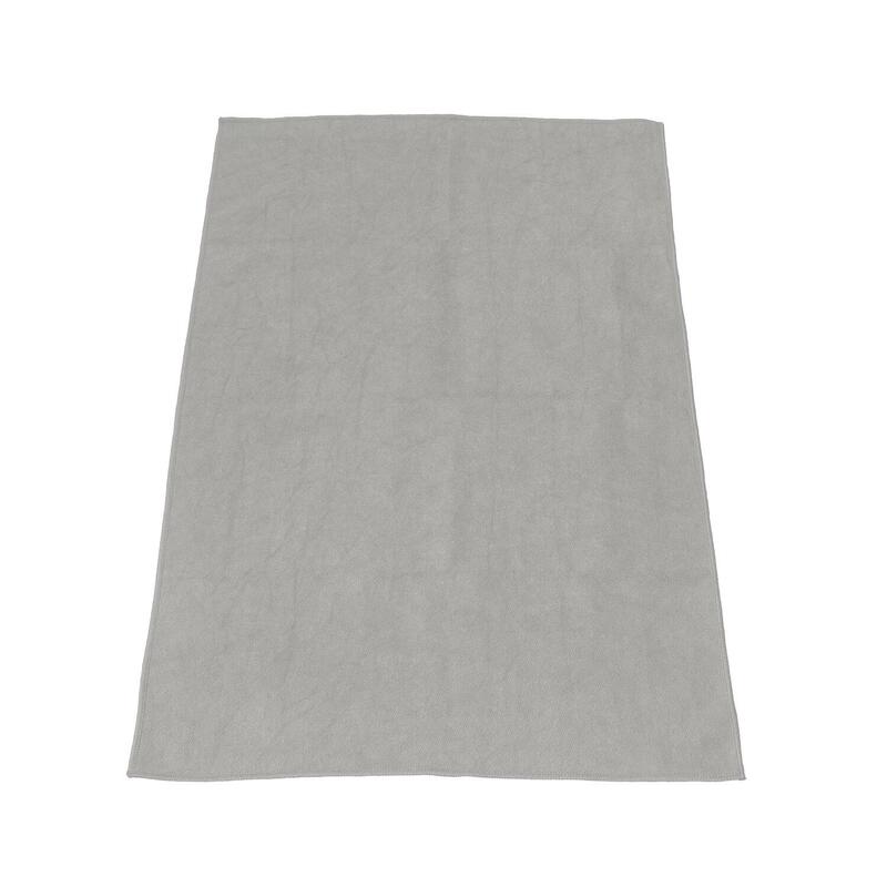 Serviette de Yoga Premium - Microfibre - 76 x 51 cm - Gris Naturel