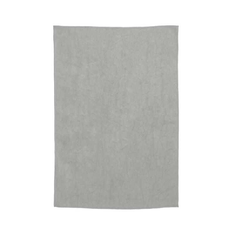 Serviette de Yoga Premium - Microfibre - 76 x 51 cm - Gris Naturel