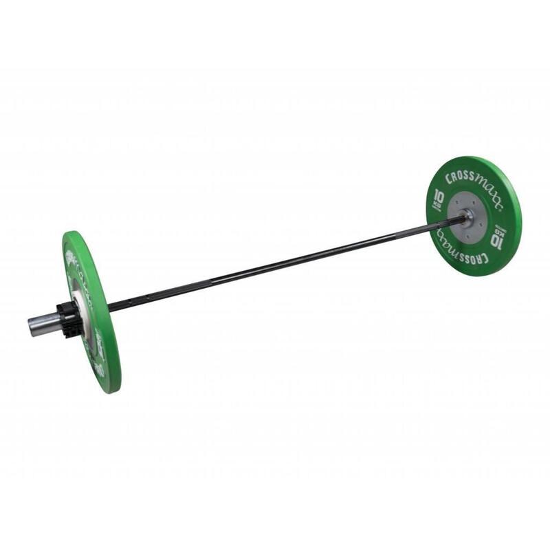 Crossmaxx Olympic Barbell Bar Junior - 170 cm (50 mm) - Negro