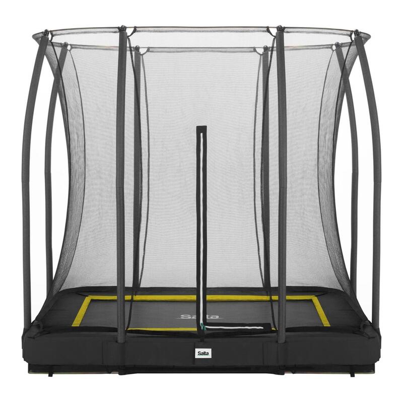 Trampoline - Comfort Edition Ground - 214 x 153 cm - Rechthoekig Zwart