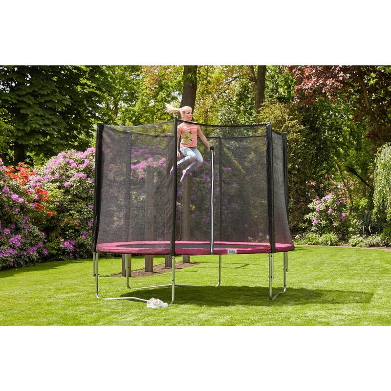 Trampolin - Combo - 305 cm - Rund Rosa