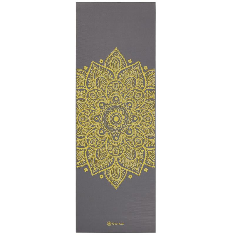 Tapis de Yoga - 6mm - Cadran Solaire Citron