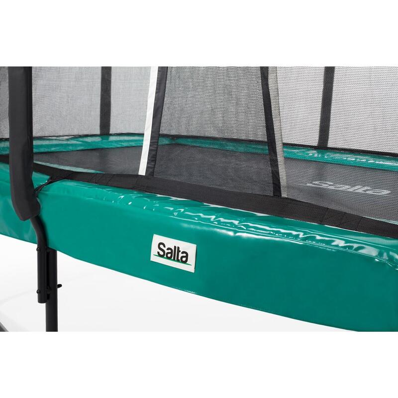 Trampoline - First Class - 427 x 244 cm - Rechthoekig Groen