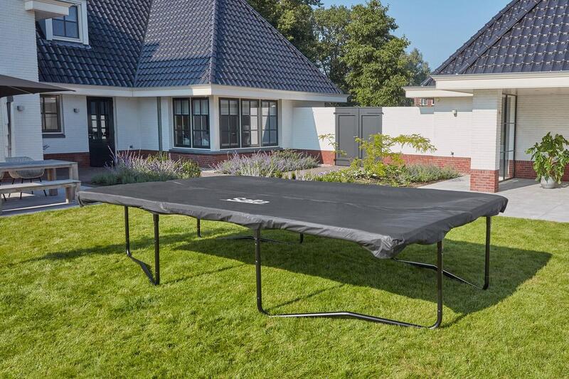 Trampoline beschermhoes - Afdekhoes - 244 x 396 cm - Zwart