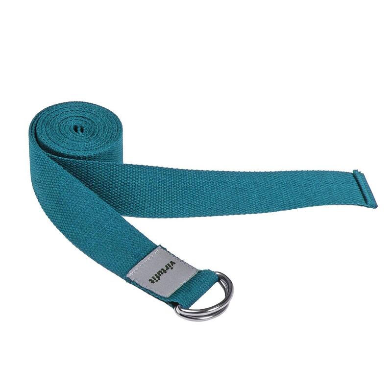 Premium Yoga Riem - Katoen - 250 cm - Ocean Green