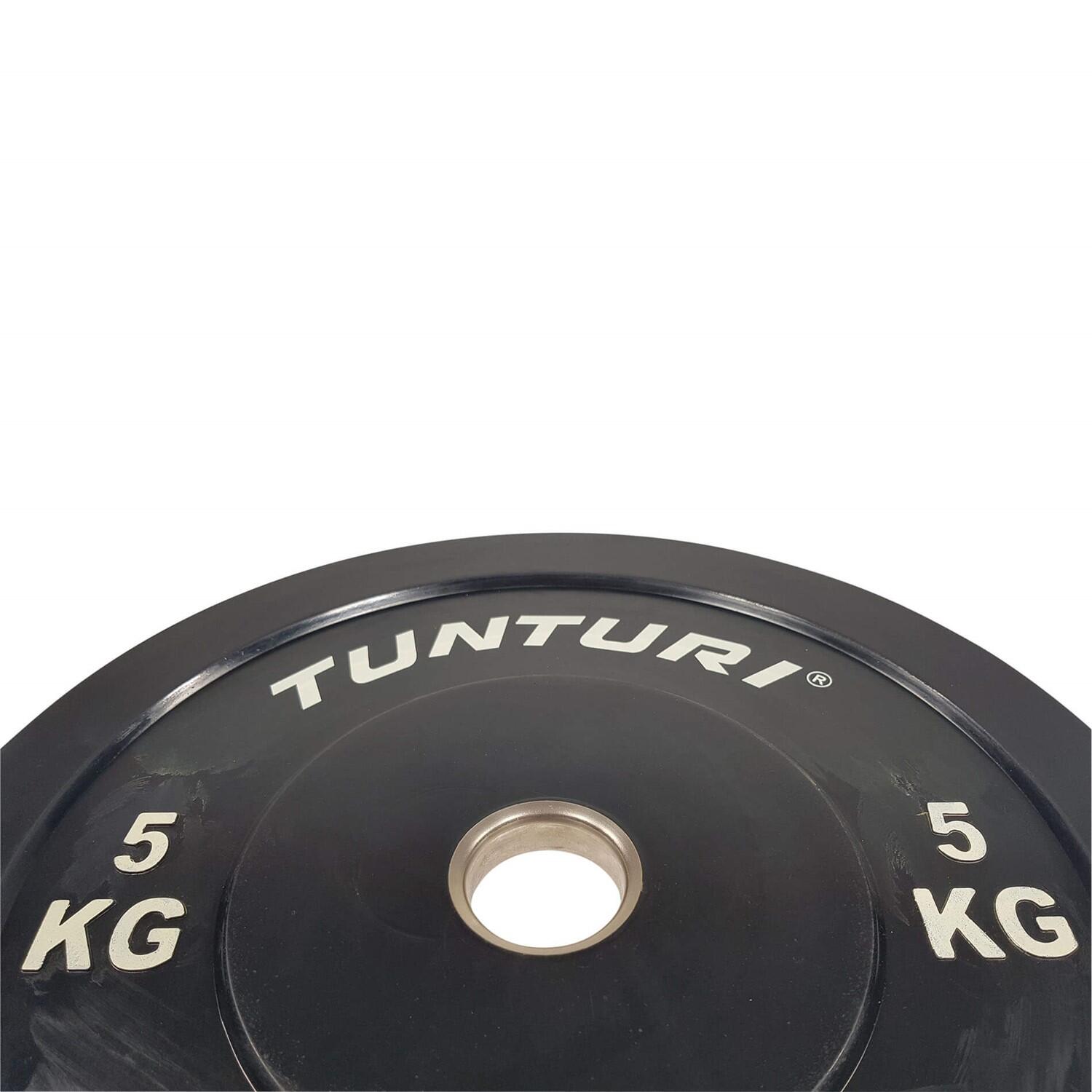 Dumbbell discs Tunturi Bumper Plate 50 mm 5 kg