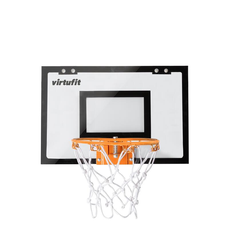 Tabellone Pro Mini Basketball con 2 Palline e Pompa - Nero