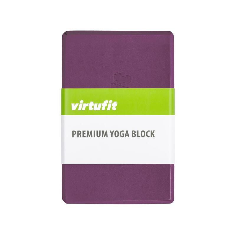 Premium Yoga-Block – rutschfest – EVA-Schaum – Maulbeere