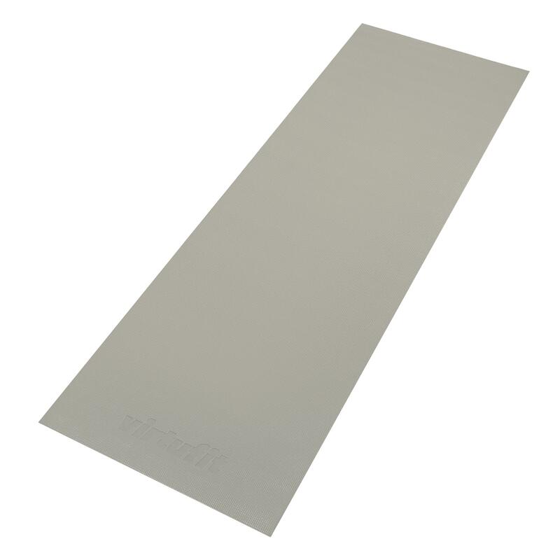 Premium Yoga Mat - Anti-slip - 4 mm -  Natural Grey
