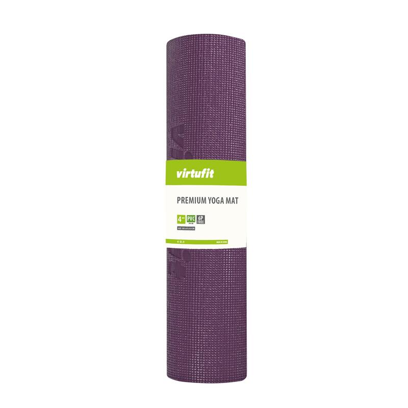 Tapis de Yoga Premium - Antidérapant - 4 mm - Feuille de Mûrier