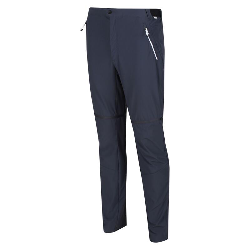 Mountain Zip-Off Men's Hiking Trousers - Black