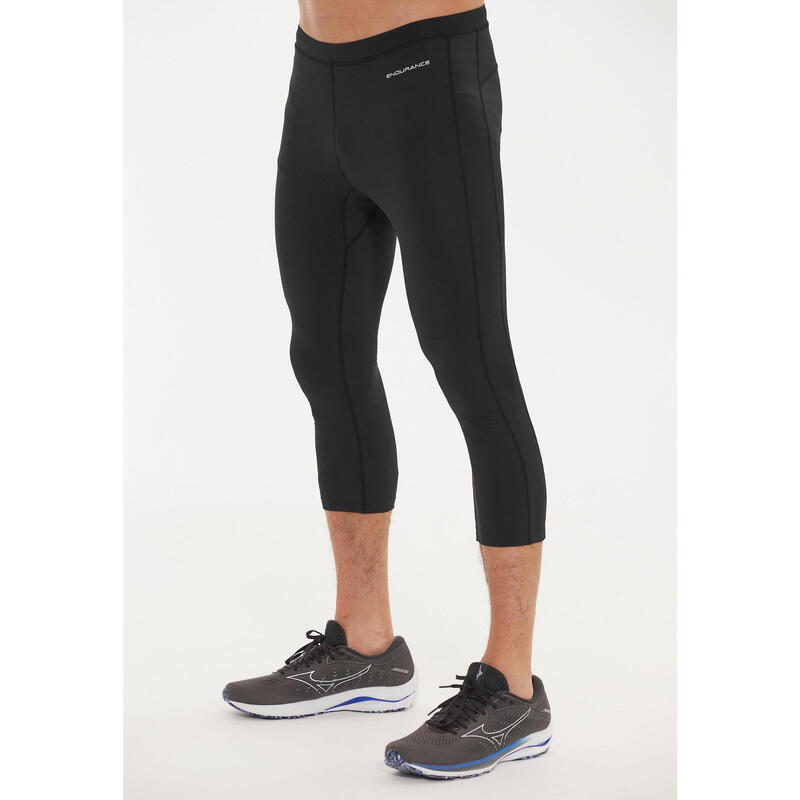 Sporthose Zane M 3/4 Laufsport Herren Black Atmungsaktiv ENDURANCE