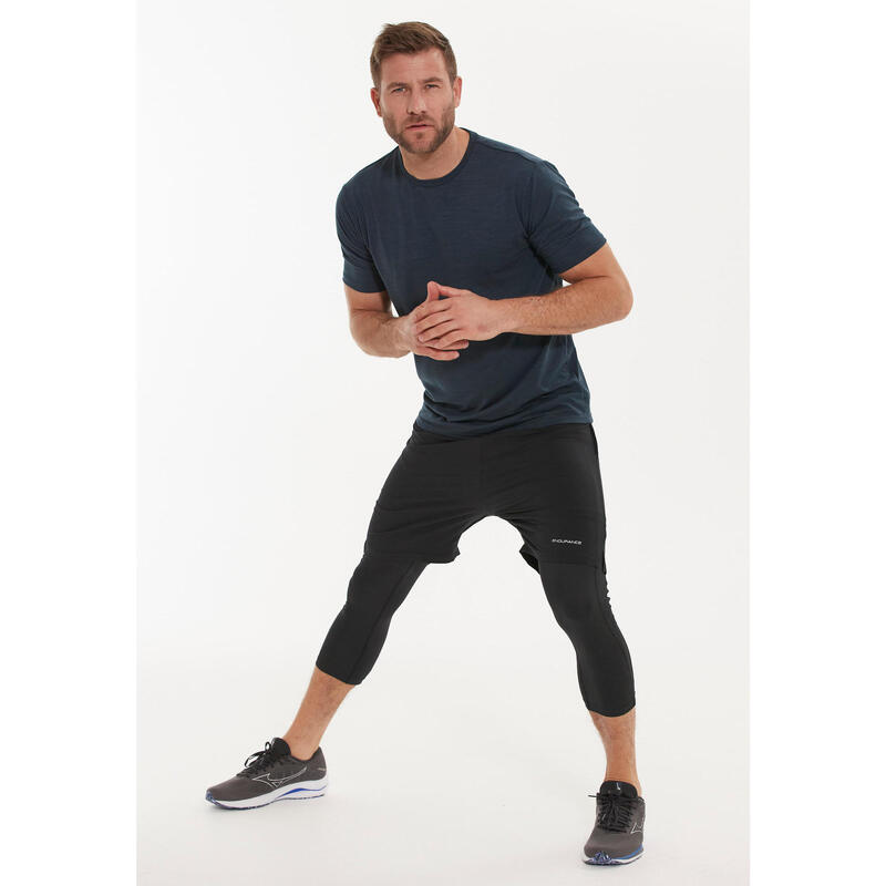 Sporthose Zane M 3/4 Laufsport Herren Black Atmungsaktiv ENDURANCE