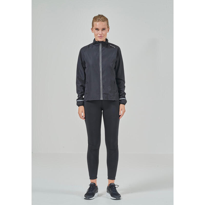 Runningjacke Shela W Jacket Wandern/Outdoor/Trekking Damen Black Atmungsaktiv