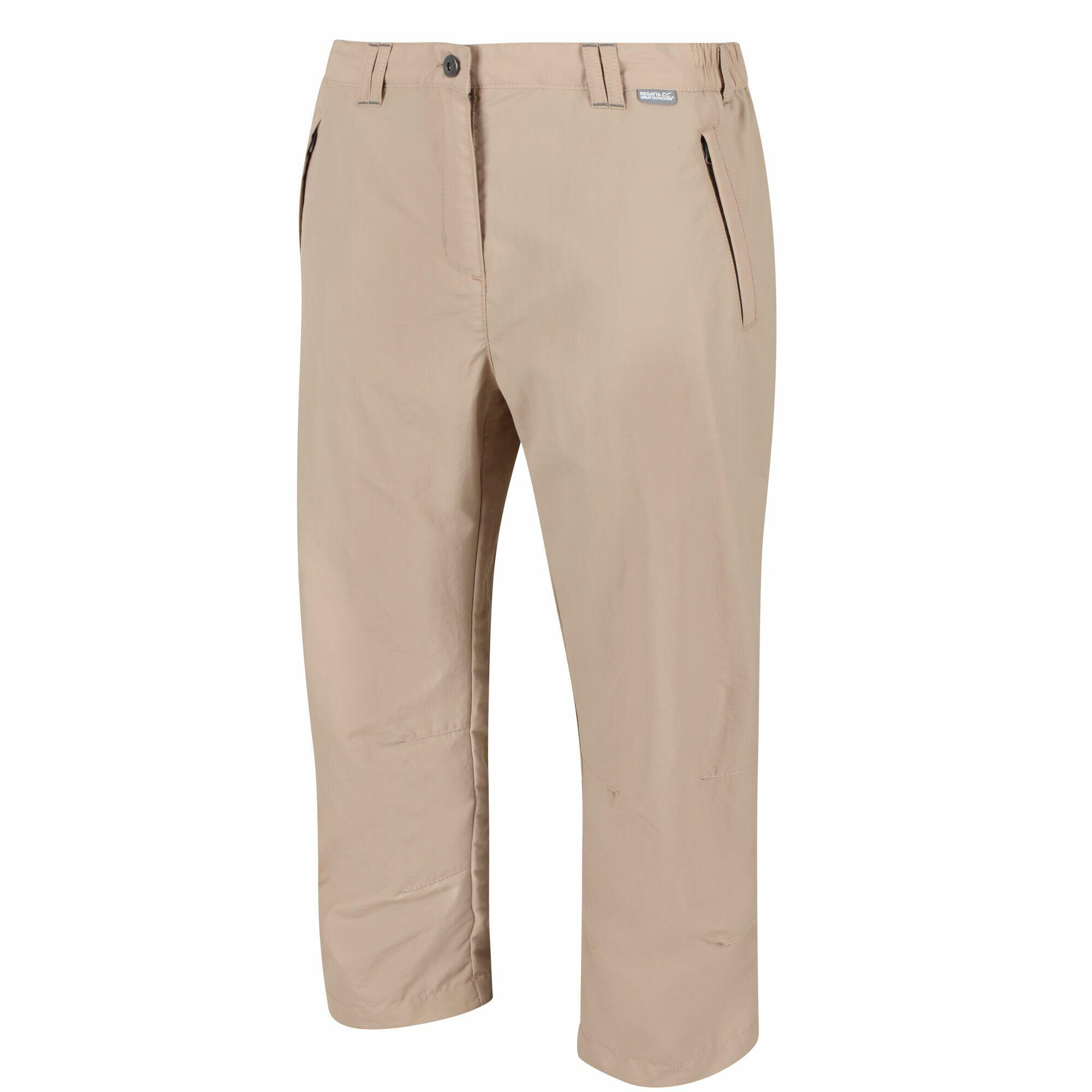 Chaska II Women's Hiking Capris - Beige 6/7