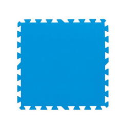 Bestway Zwembad bodembeschermers 50x50 cm blauw 9 st 14352