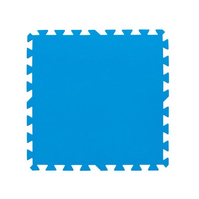 Bestway Zwembad bodembeschermers 50x50 cm blauw 9 st 14352