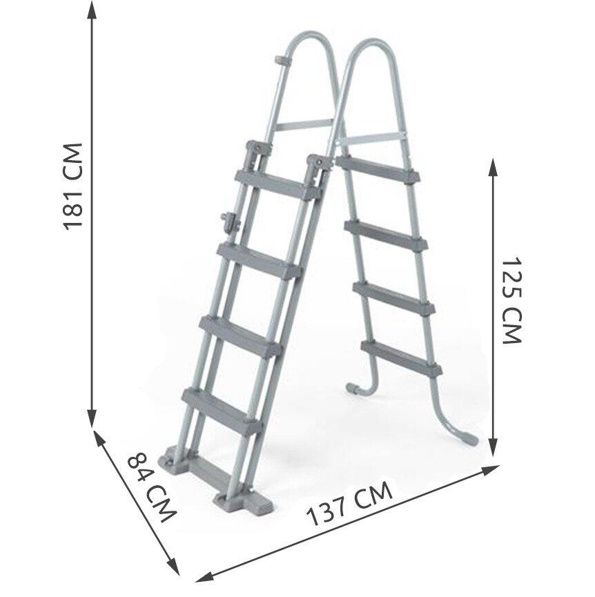 Escada de segurança para piscina Flowclear™ 1,22 m 4/6