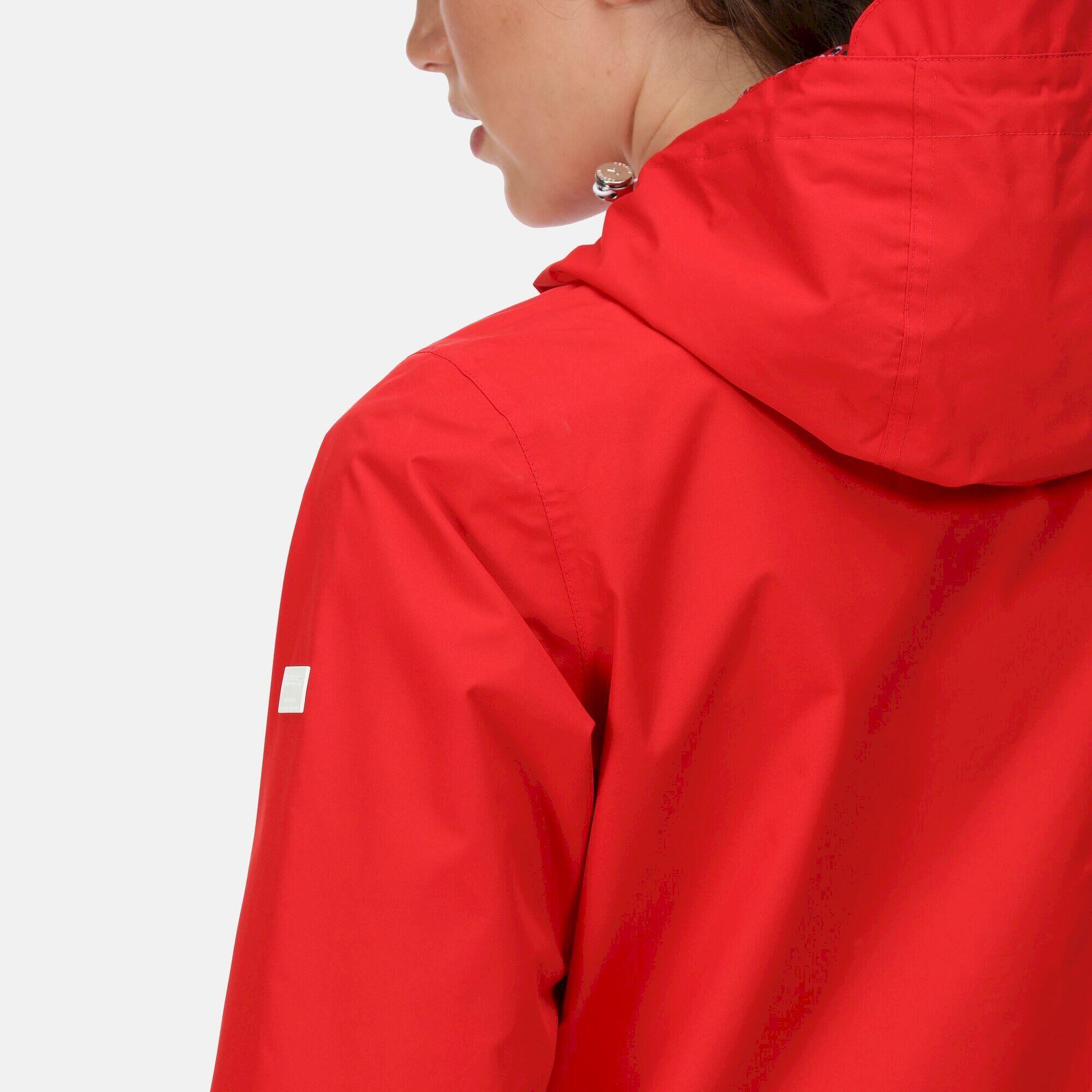 Womens/Ladies Baysea Waterproof Jacket (True Red) 4/5