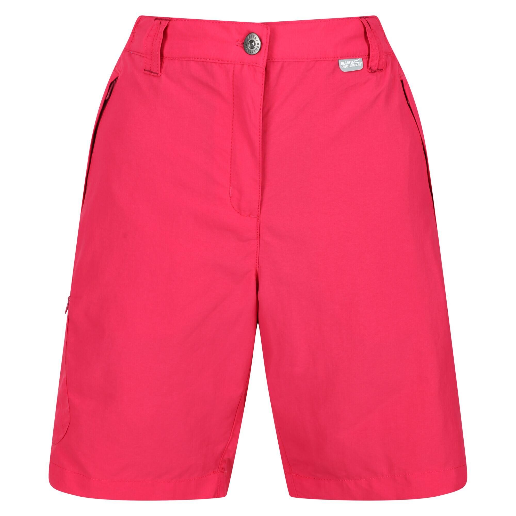 REGATTA Womens/Ladies Chaska II Walking Shorts (Rethink Pink)