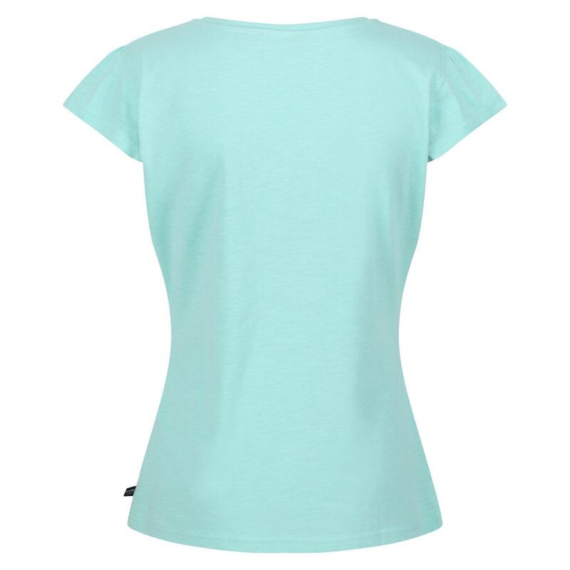 Camiseta Francine para Mujer Ola Oceánica