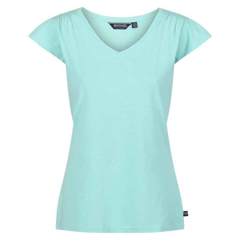 Camiseta Francine para Mujer Ola Oceánica