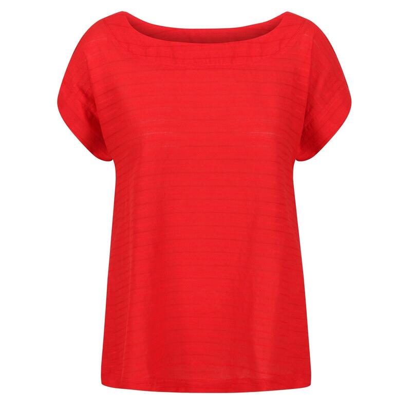 Tricou Drumeții În Natură Regatta Adine Cu Dungi Femei