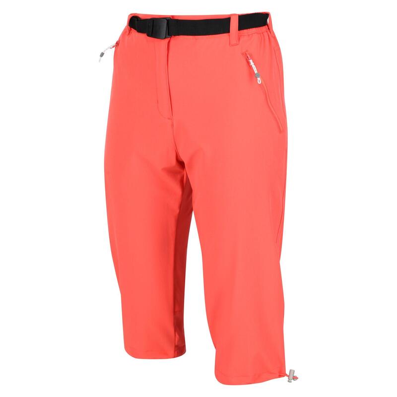 Dames Xert Stretch Vrijetijdsshort (Neon Peach)