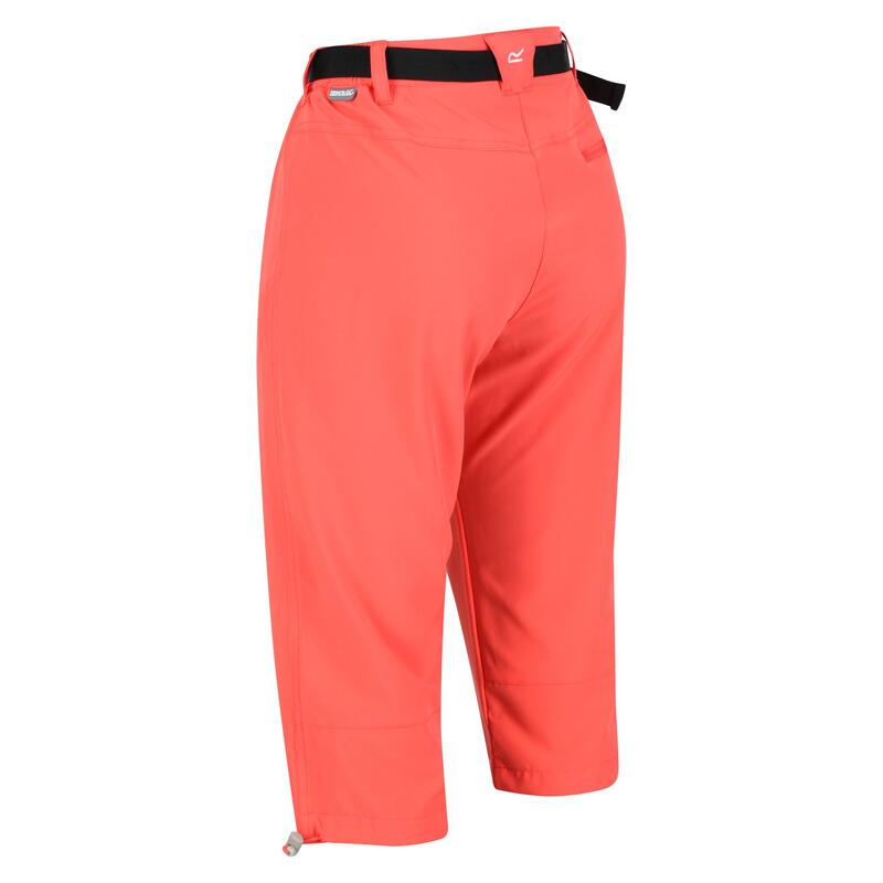 Pantalones Cortos Casuales Xert para Mujer Melocotón Neón