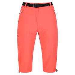 Dames Xert Stretch Vrijetijdsshort (Neon Peach)