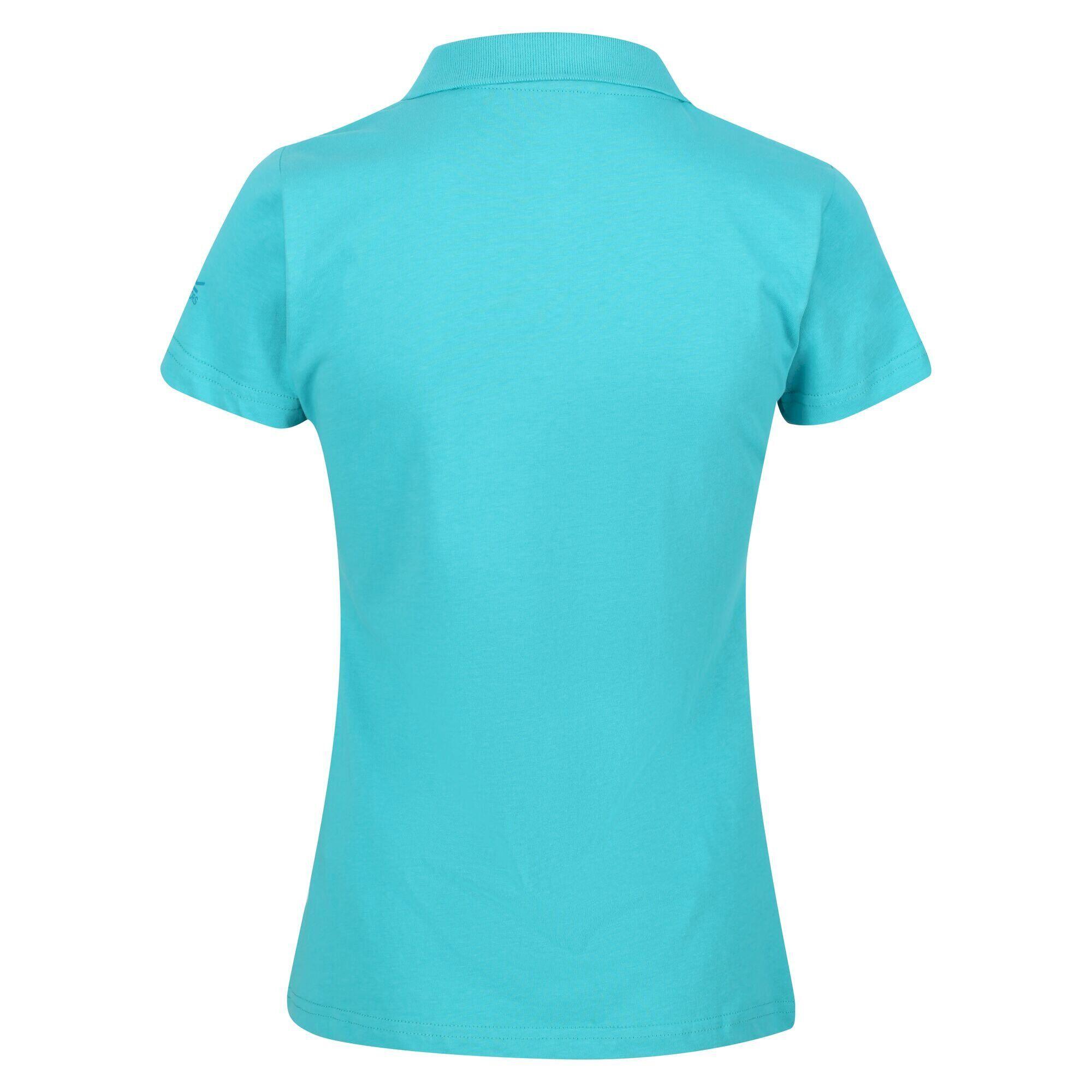 "Sinton" Poloshirt für Damen Türkis 2/5