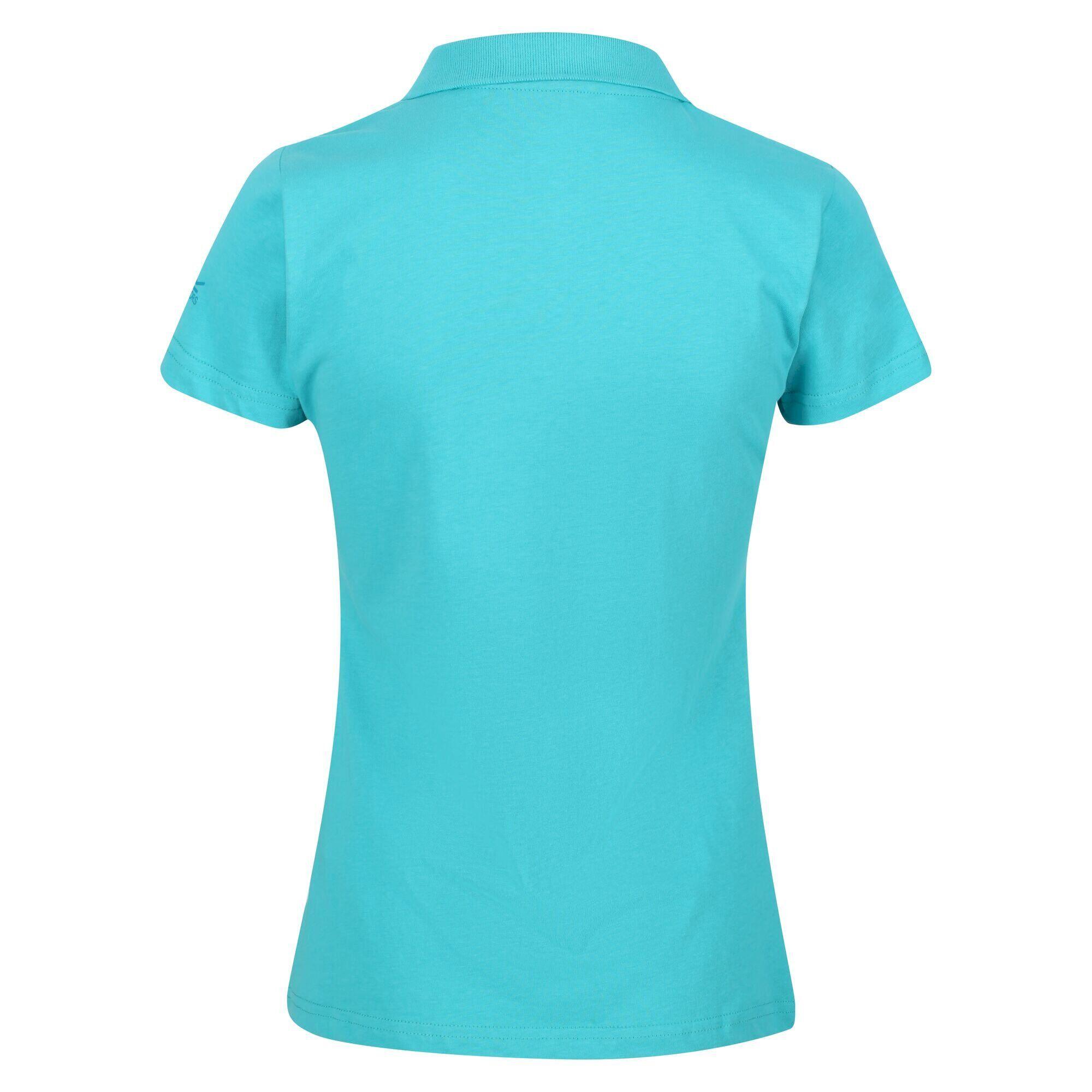 Women's SINTON polo shirt (bright turquoise)